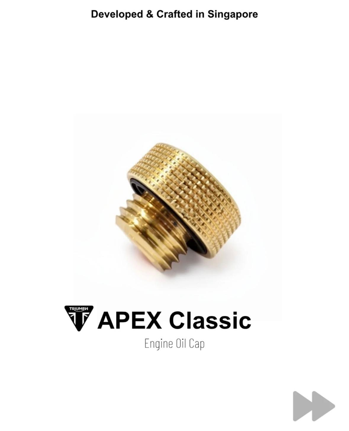 APEX Classic oil cap