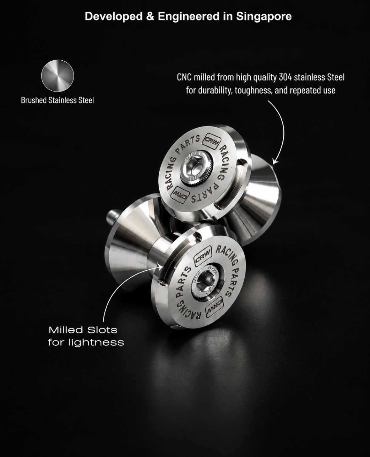 CRW Paddock Spools — technical view